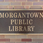 Morgantown Public Library plaque
